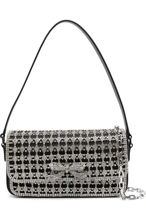 Self-Portrait Crystal shoulder bag