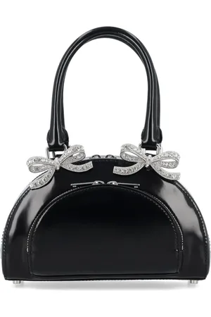 Self-Portrait Mini curved tote bag