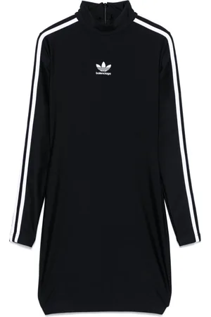 Balenciaga X adidas trefoil-print mini dress