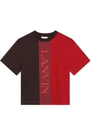 Lanvin Curb-pattern crew-neck T-shirt