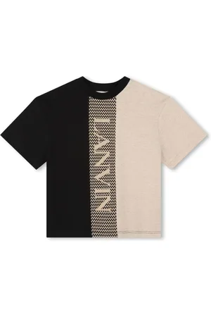 Lanvin Curb-pattern crew-neck T-shirt
