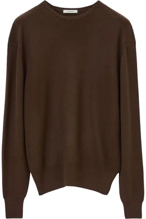 LEMAIRE Crew-neck rib-trim jumper