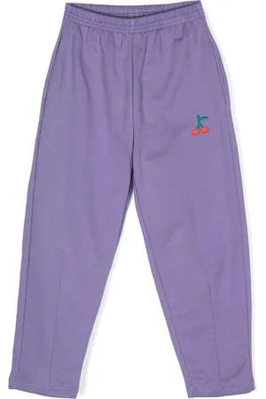 Bobo Choses Embroidered-motif trousers
