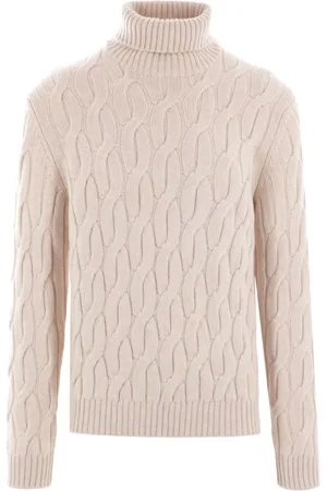 ZANONE Roll-neck cable-knit jumper
