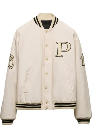 Prada Patch-detail cotton bomber jacket