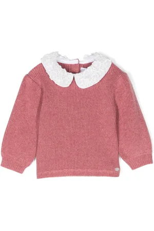 Tartine Et Chocolat Floral-embroidery sweater