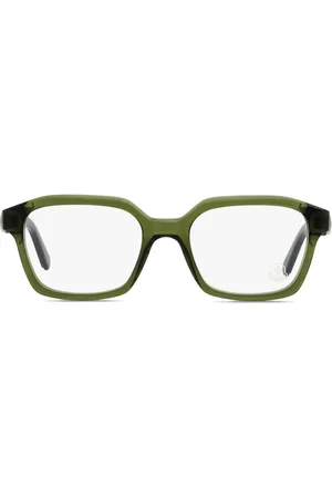 Moncler Translucent rectangle-frame glasses