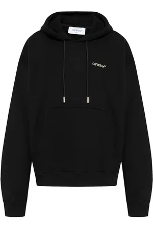 OFF-WHITE Logo-print cotton hoodie