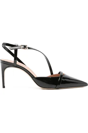 Serafini 80mm patent-leather pumps
