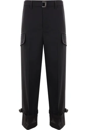 SACAI Wide-leg cargo trousers