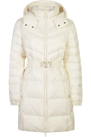 Twin-Set Belted padded coat
