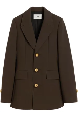 Ami Fitted buttoned jacket