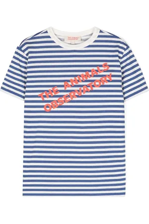 The Animals Observatory The Stripes Rooster cotton T-shirt