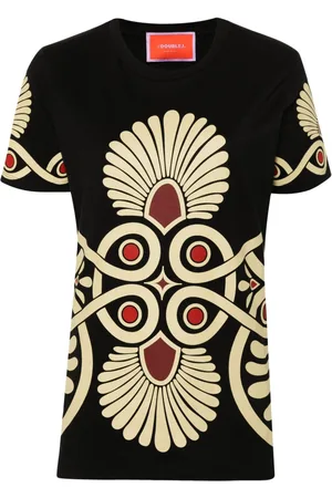 La DoubleJ Abstract-print T-shirt