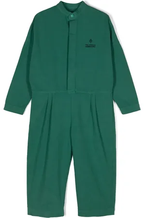The Animals Observatory Grasshopper logo-embroidered jumpsuit