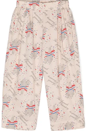 The Animals Observatory Antelope Eiffel-print trousers