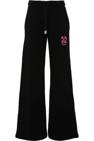OFF-WHITE Arrows-embroidered straight trousers