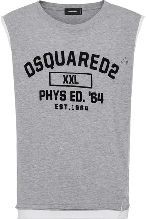 Dsquared2 Layered logo-print tank top