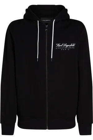 Karl Lagerfeld Hotel Karl zip-up hoodie