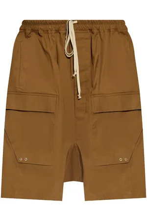 Rick Owens Drawstring-fastening cargo shorts