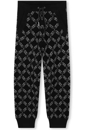 Michael Kors Logo-jacquard knitted trousers