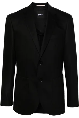 HUGO BOSS Monogram-jacquard blazer