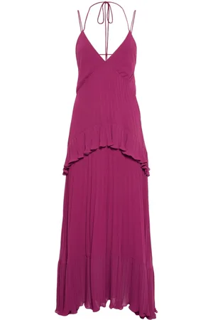 Twin-Set Pleated georgette dress