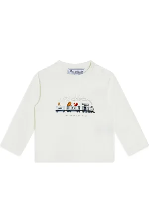 Tartine Et Chocolat Illustration-print long-sleeve T-shirt