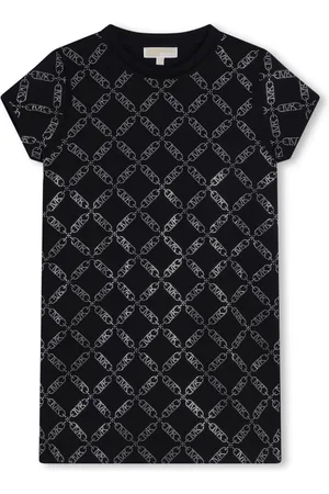 Michael Kors Logo-print rhinestone-embellished dress