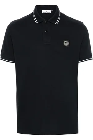 Stone Island Compass-motif polo shirt