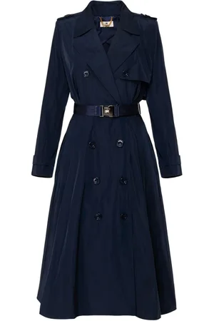 Elisabetta Franchi Taffeta trench coat
