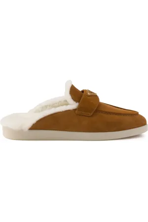 Prada Appliqu??-logo mules