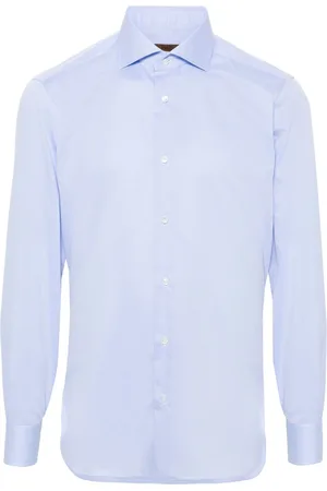 BARBA Fine-checked shirt
