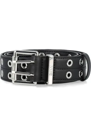 Ganni Double eyelet belt