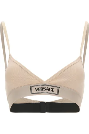 VERSACE Logo patch Bra