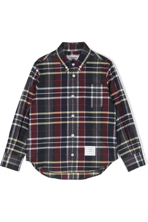 Thom Browne Tartan-check flannel shirt