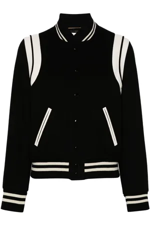 Saint Laurent Two-tone varsity jacket