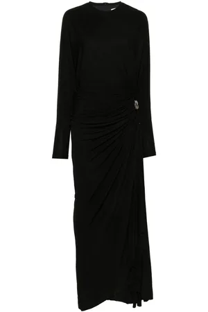CHRISTOPHER ESBER Helix side-slit maxi dress