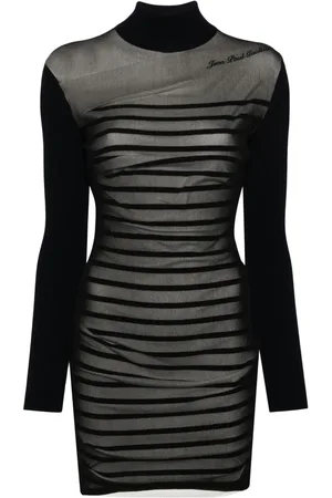 Jean Paul Gaultier Striped mini dress