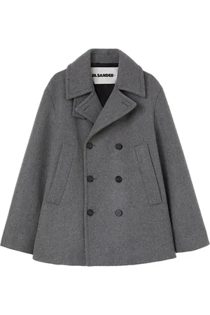 Jil Sander Double breasted wool coat