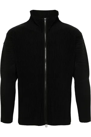 Issey Miyake Plissé-effect jacket
