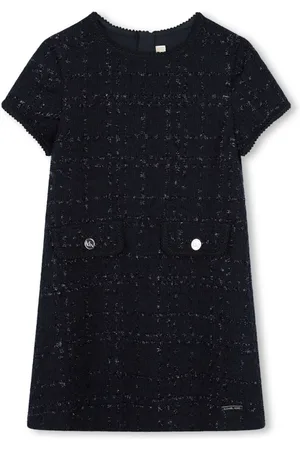 Michael Kors Short-sleeve tweed dress