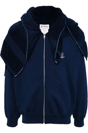DOUBLET Onsen Noren embroidered-logo hoodie