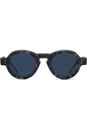 Thom Browne Tortoiseshell round-frame sunglasses