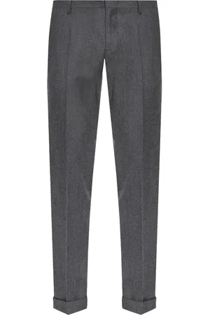 Paul Smith Slim-fit overdyed wool-cashmere flannel trousers