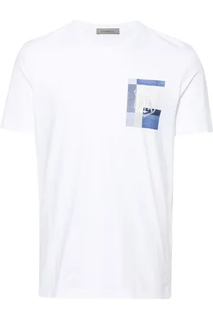corneliani Crew-neck stretch-jersey T-shirt