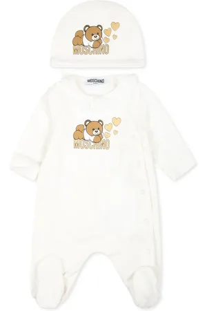 Moschino Teddy Bear-print cotton pajama set
