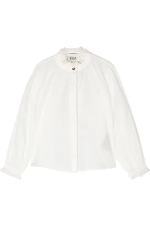 Scotch&Soda Frilled-collar blouse