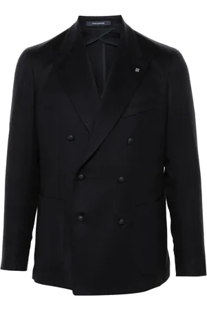 TAGLIATORE Felted-finish blazer