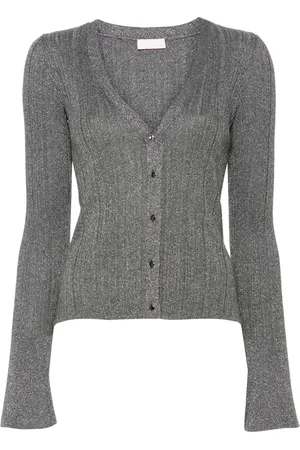 Liu Jo Lurex-detail cardigan